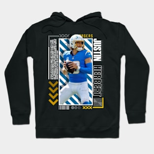 Justin Herbert Paper Poster Version 10 Hoodie